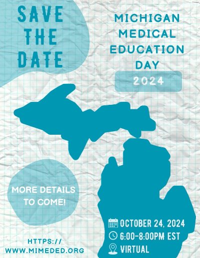 Flyer with save the date info, October 24 from 6-8pm virtual.